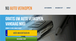 Desktop Screenshot of nuautoverkopen.nl